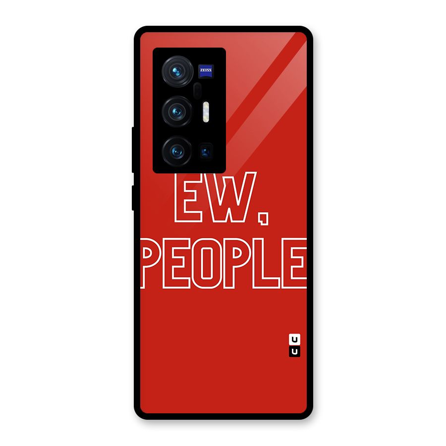 Ew People Glass Back Case for Vivo X70 Pro Plus