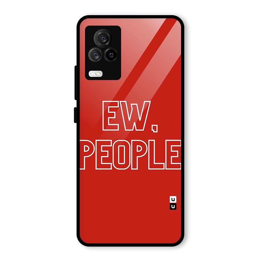 Ew People Glass Back Case for Vivo iQOO 7 Legend 5G