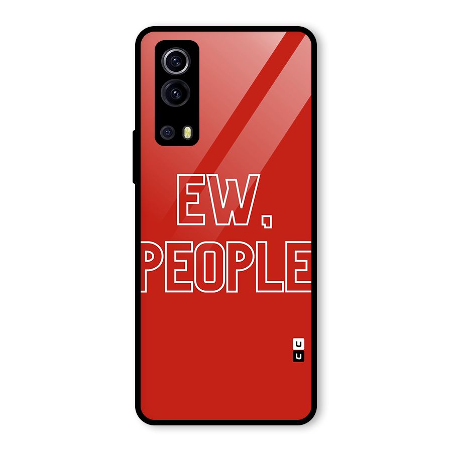 Ew People Glass Back Case for Vivo iQOO Z3