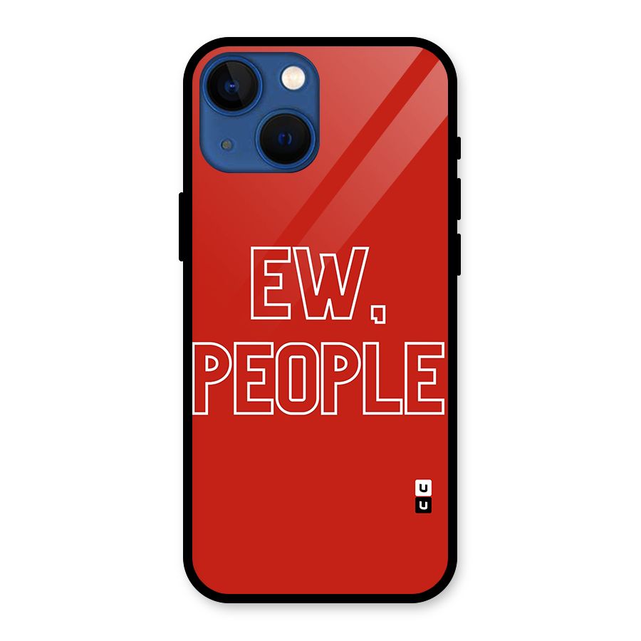 Ew People Glass Back Case for iPhone 13 Mini