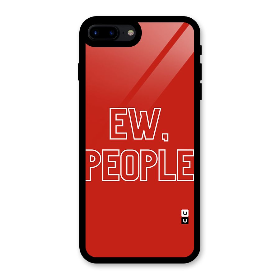 Ew People Glass Back Case for iPhone 8 Plus