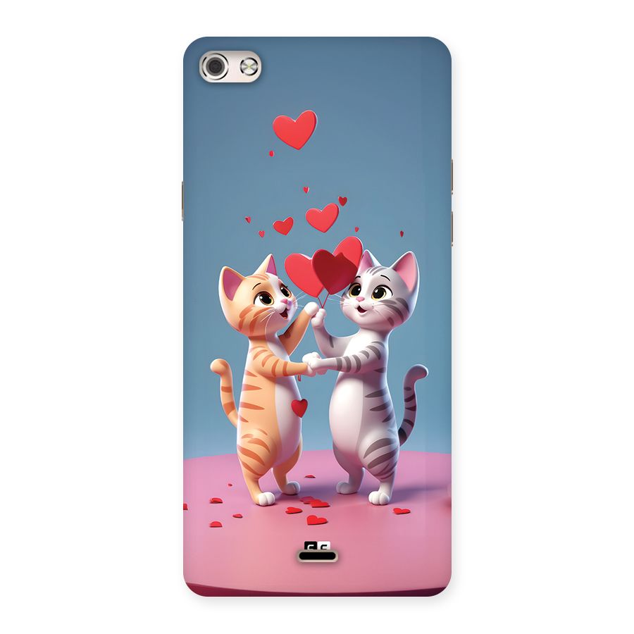 Exchanging Hearts Back Case for Canvas Silver 5