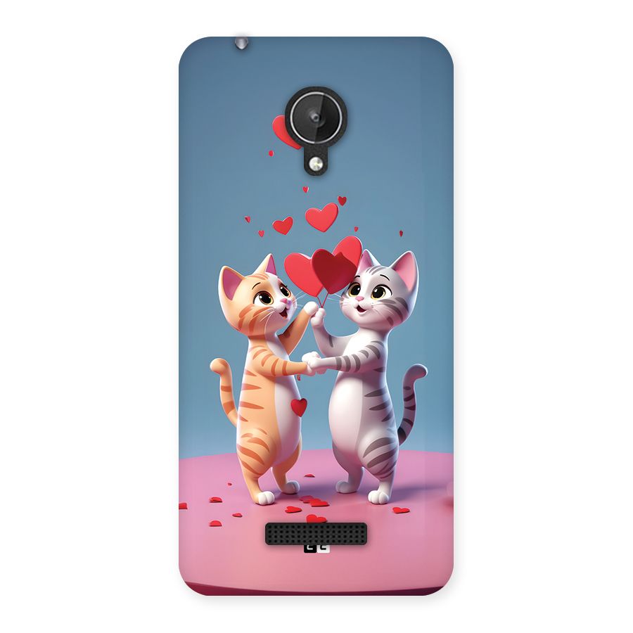 Exchanging Hearts Back Case for Canvas Spark Q380