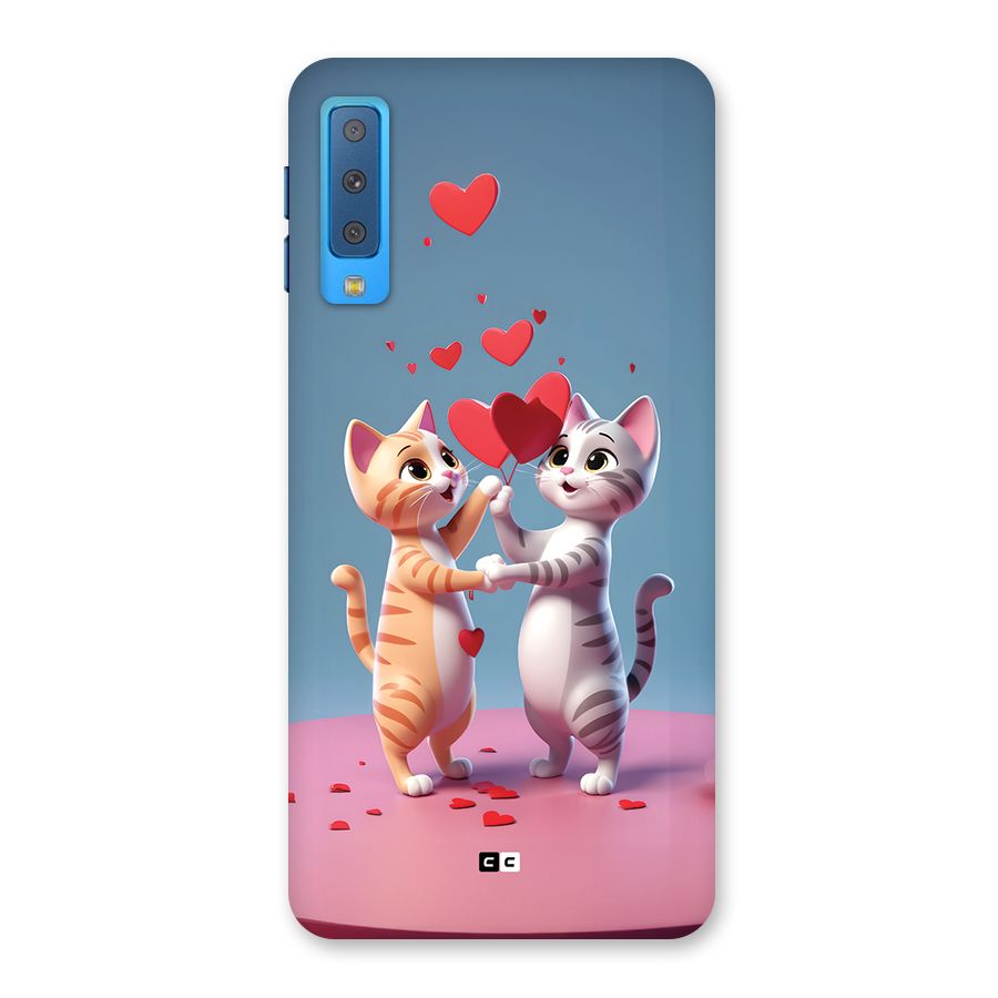 Exchanging Hearts Back Case for Galaxy A7 (2018)