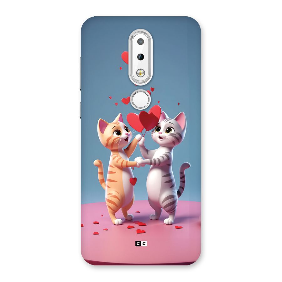 Exchanging Hearts Back Case for Nokia 6.1 Plus