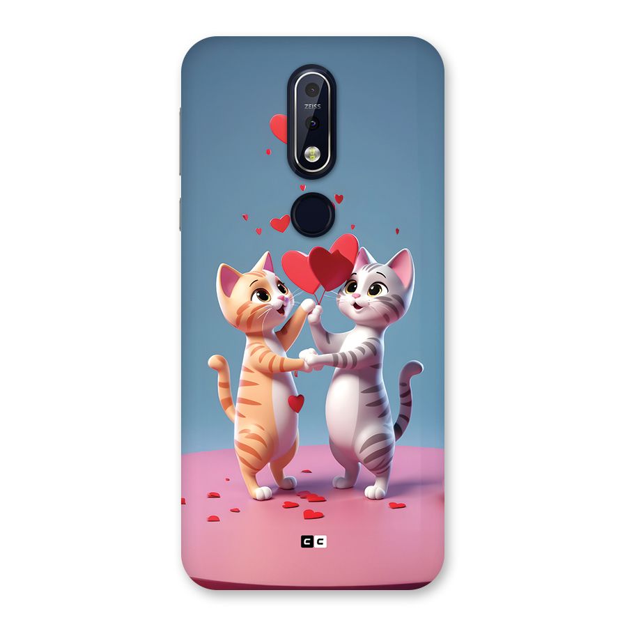 Exchanging Hearts Back Case for Nokia 7.1