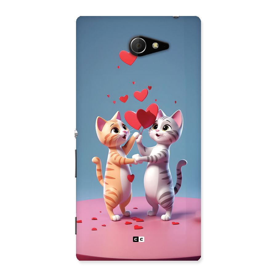 Exchanging Hearts Back Case for Xperia M2