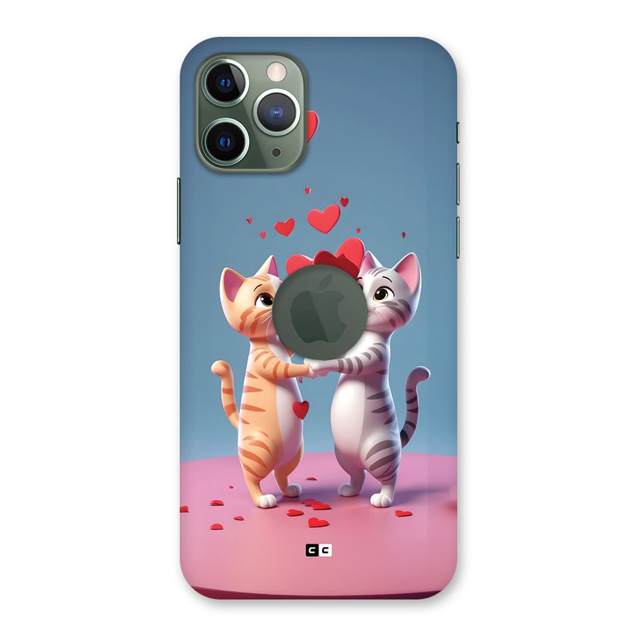 Exchanging Hearts Back Case for iPhone 11 Pro Logo Cut