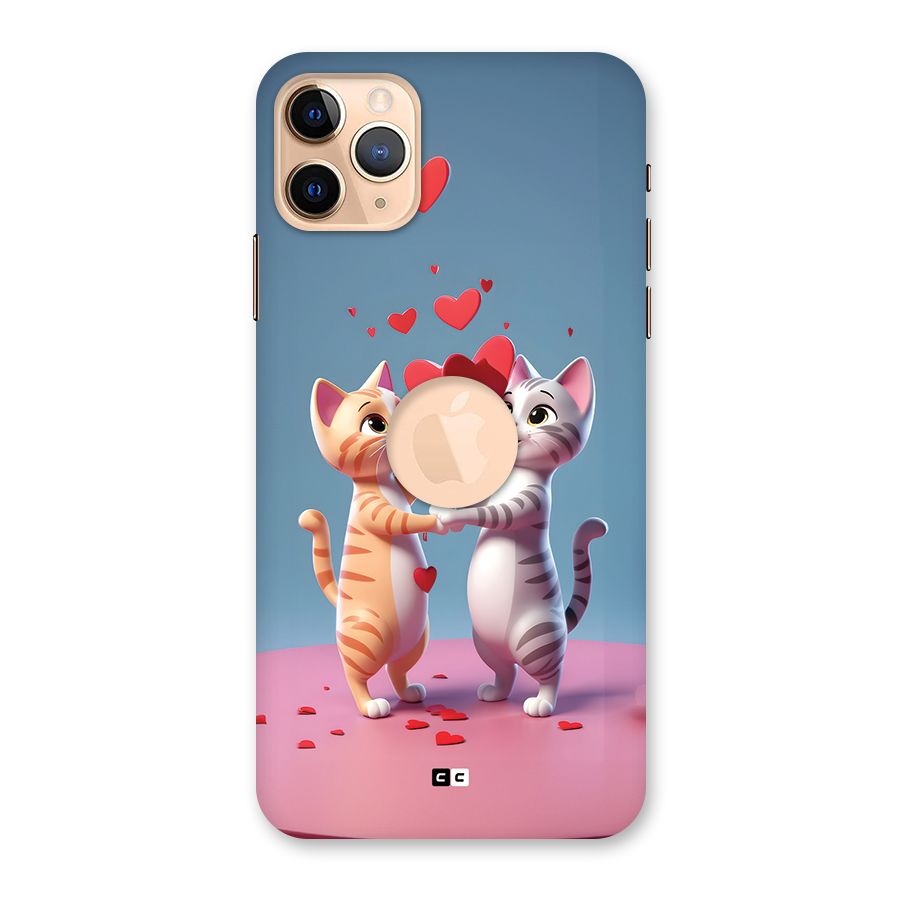 Exchanging Hearts Back Case for iPhone 11 Pro Max Logo Cut