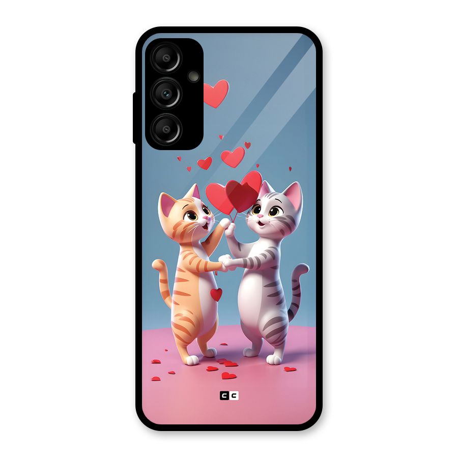 Exchanging Hearts Glass Back Case for Galaxy A14 5G