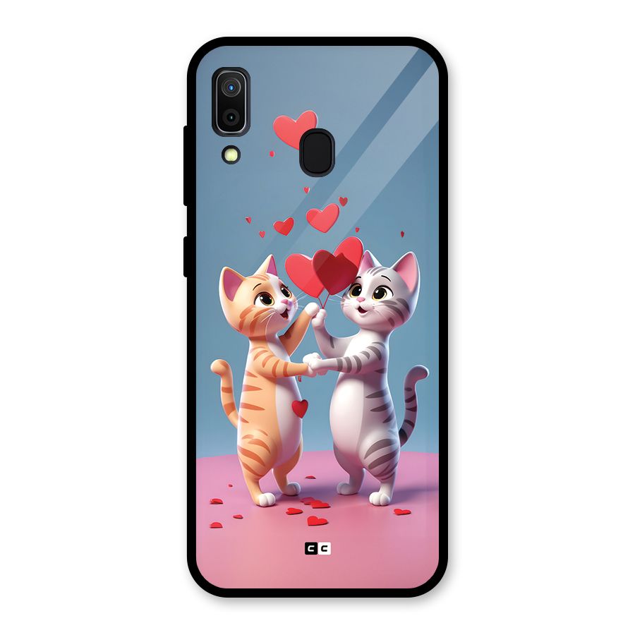 Exchanging Hearts Glass Back Case for Galaxy A30