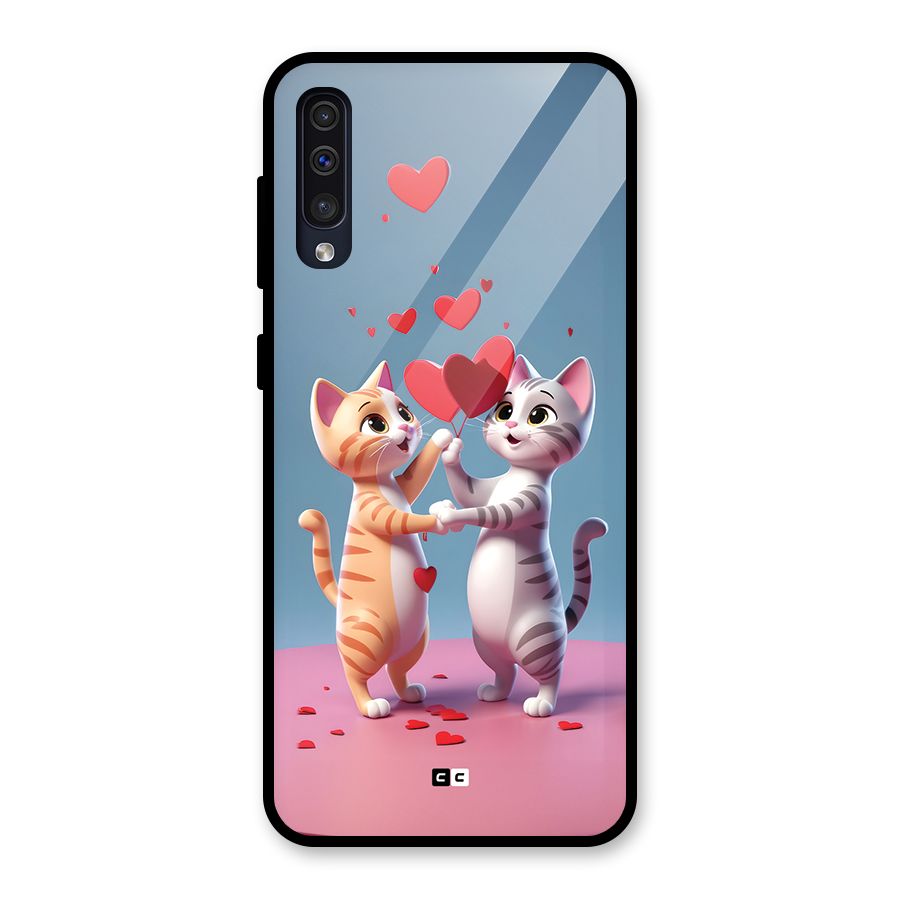 Exchanging Hearts Glass Back Case for Galaxy A50s