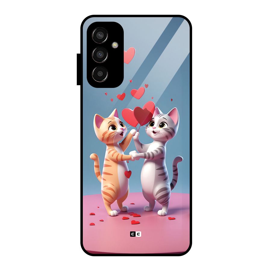 Exchanging Hearts Glass Back Case for Galaxy F13