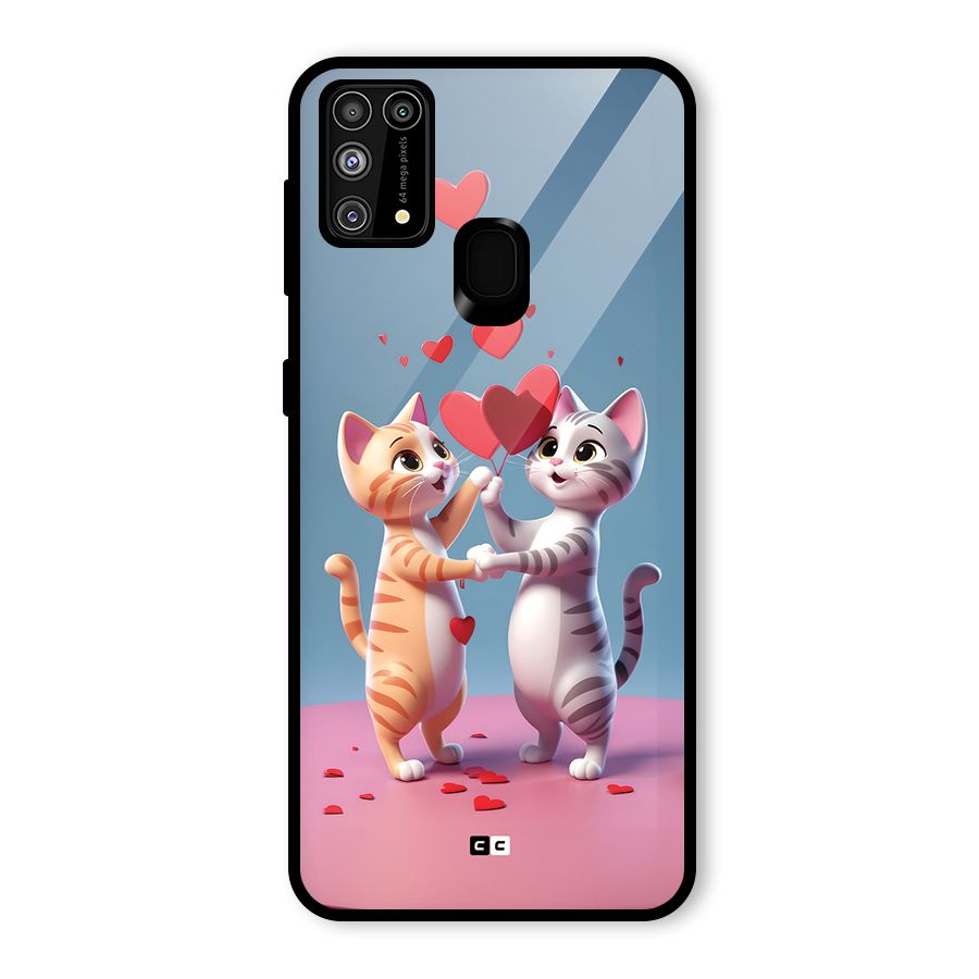 Exchanging Hearts Glass Back Case for Galaxy F41