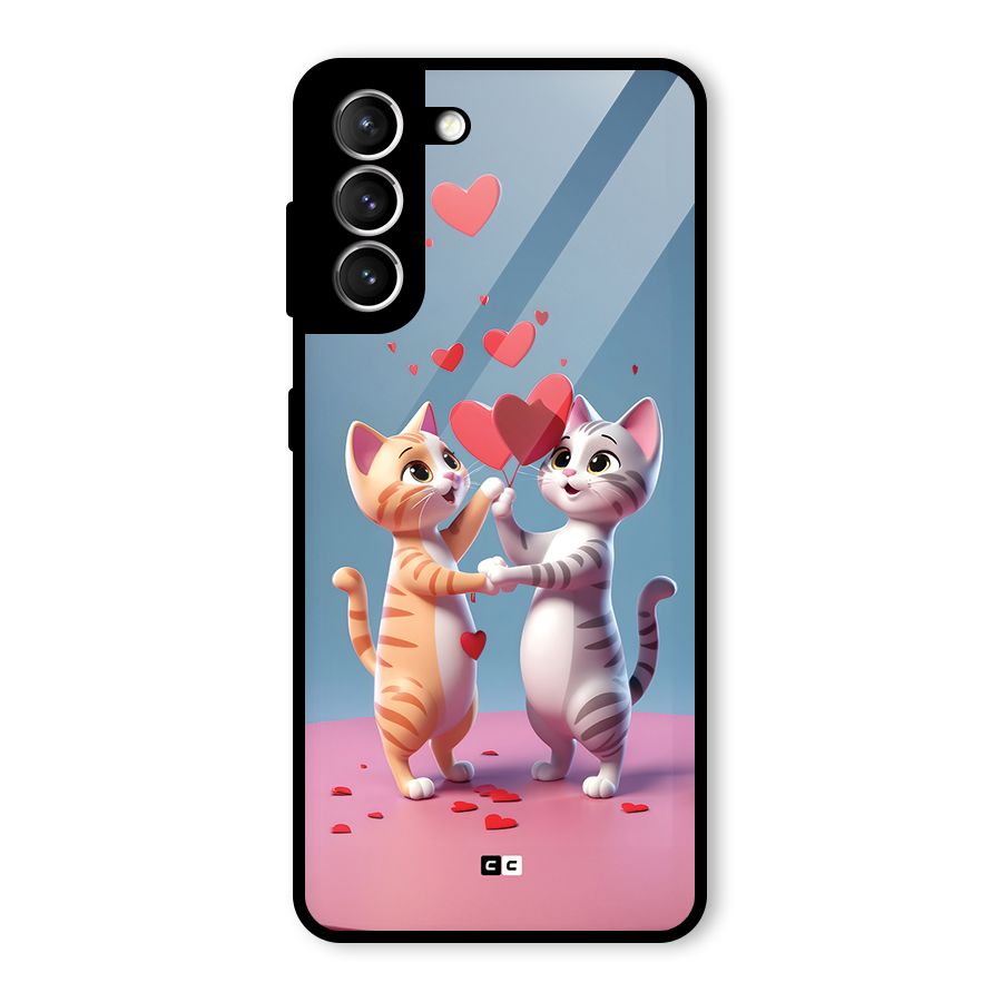 Exchanging Hearts Glass Back Case for Galaxy S21 5G