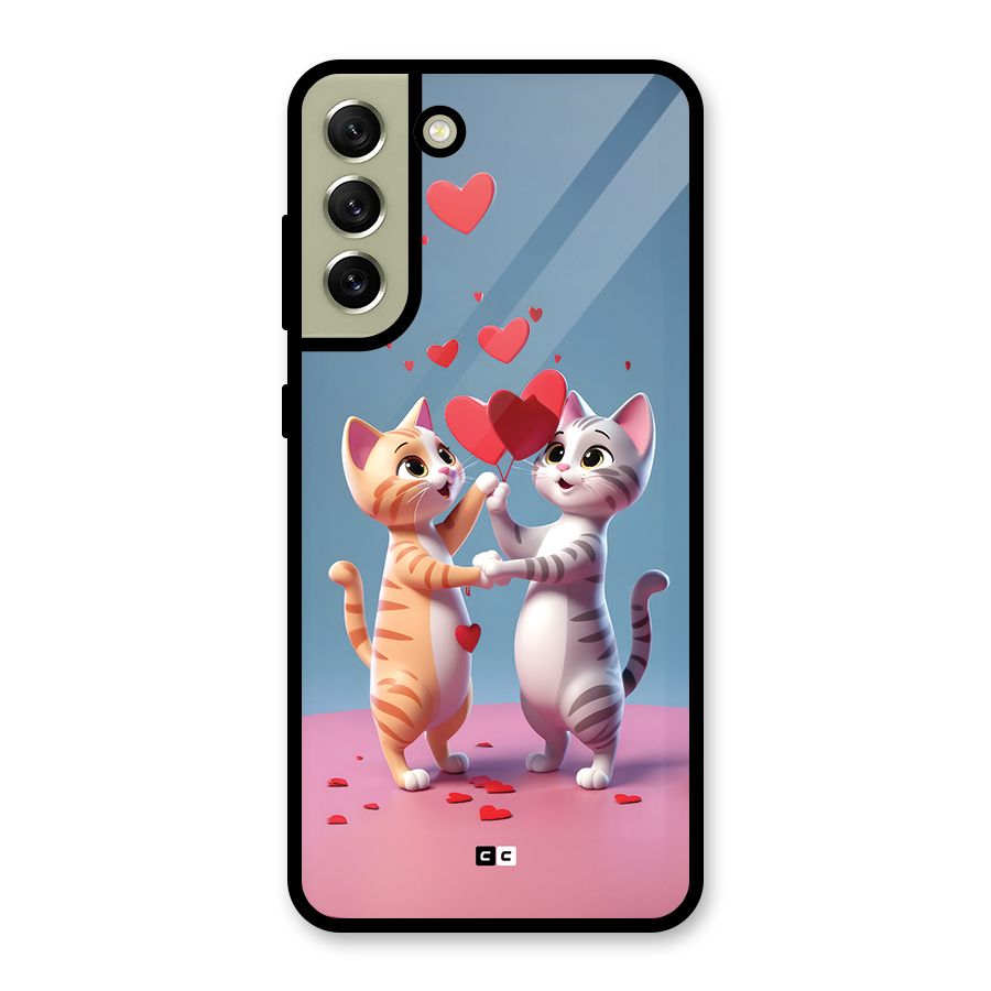 Exchanging Hearts Glass Back Case for Galaxy S21 FE 5G