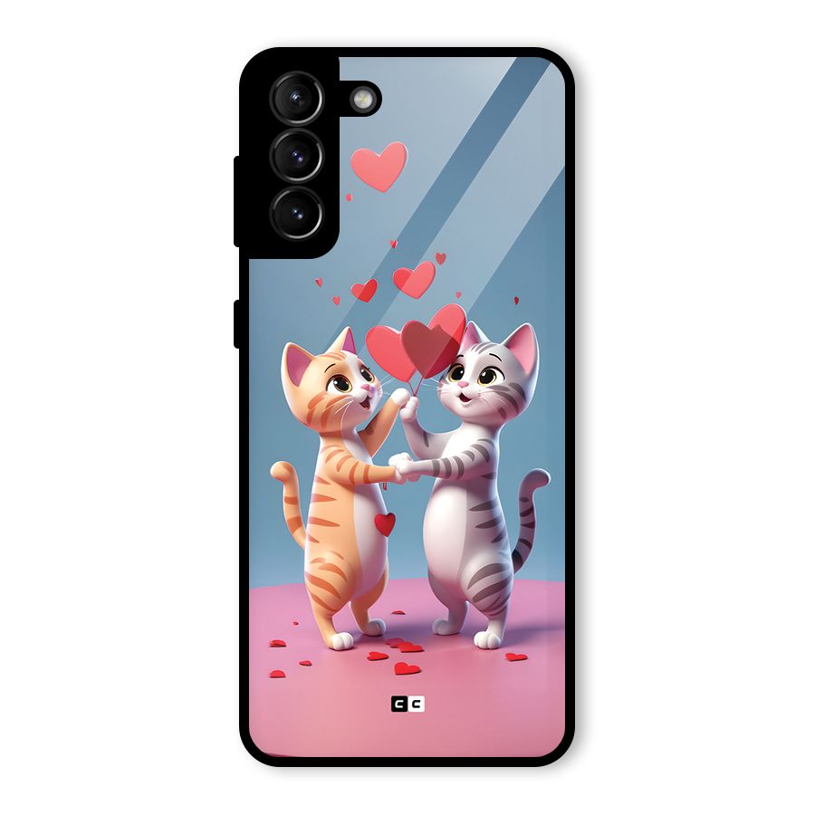 Exchanging Hearts Glass Back Case for Galaxy S21 Plus