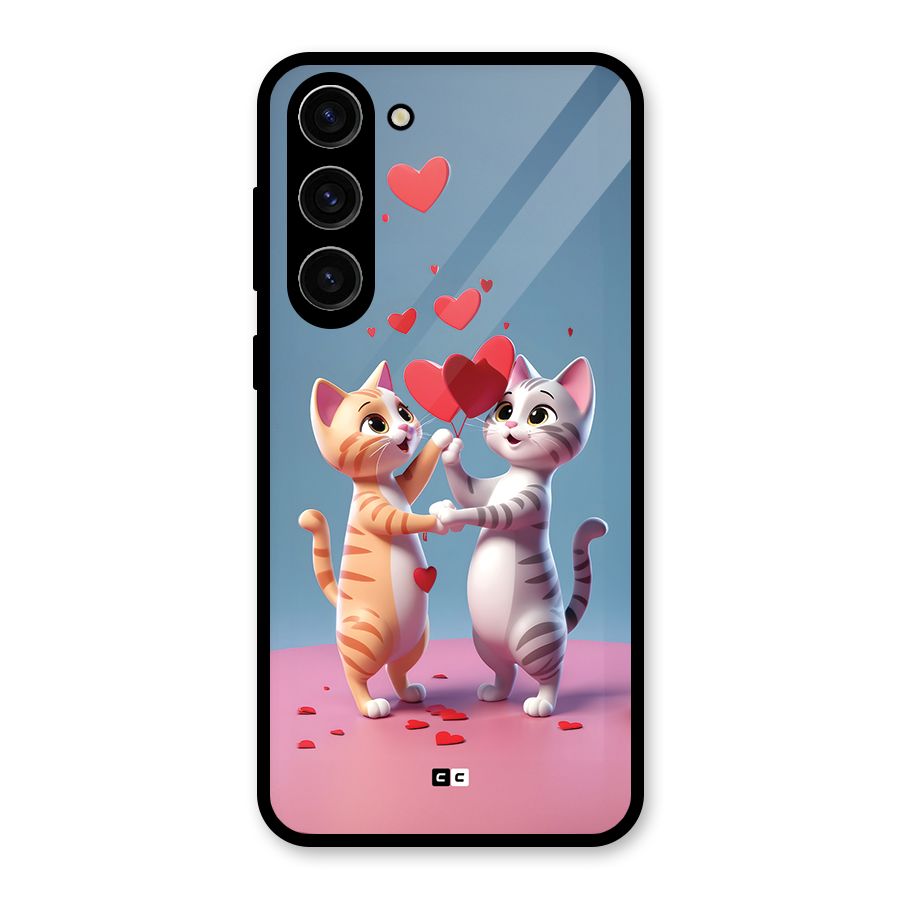 Exchanging Hearts Glass Back Case for Galaxy S23 Plus