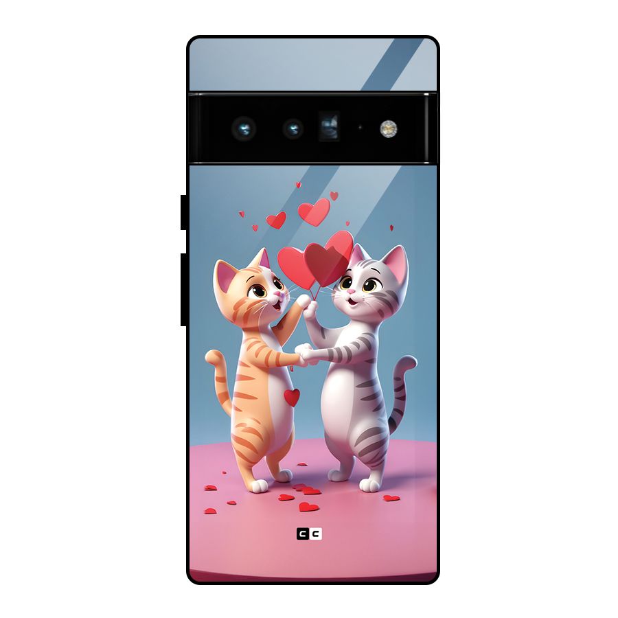 Exchanging Hearts Glass Back Case for Google Pixel 6 Pro
