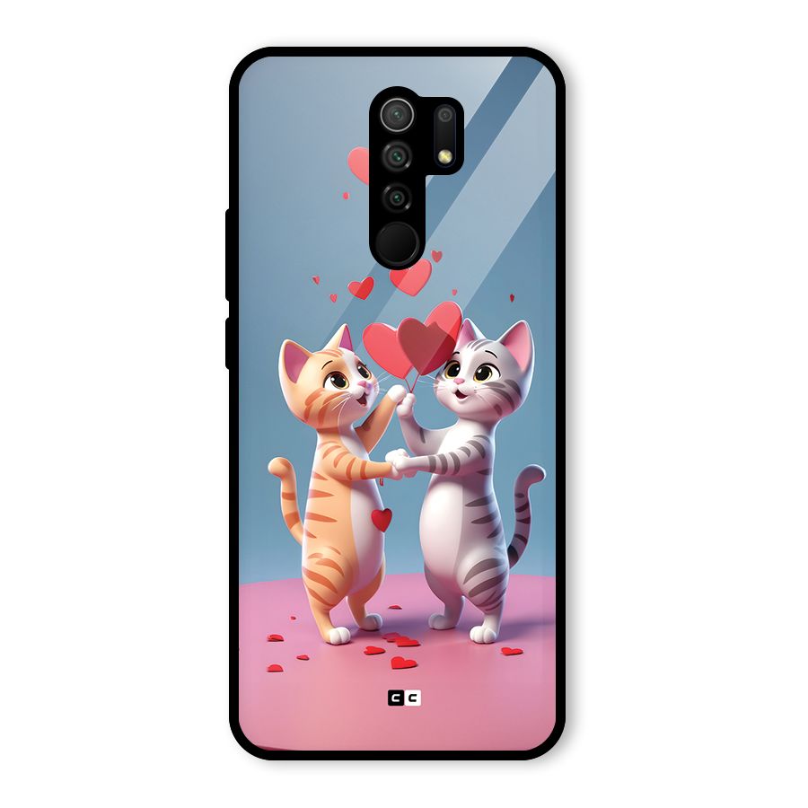 Exchanging Hearts Glass Back Case for Poco M2