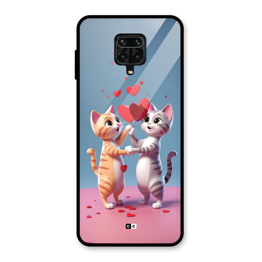 Exchanging Hearts Glass Back Case for Poco M2 Pro