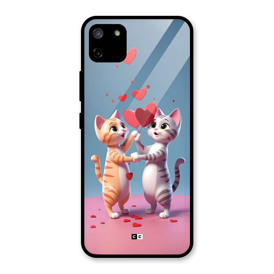 Exchanging Hearts Glass Back Case for Realme C11