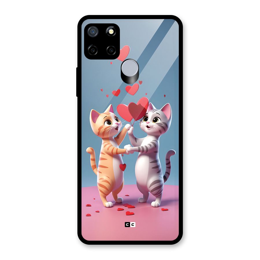 Exchanging Hearts Glass Back Case for Realme C12