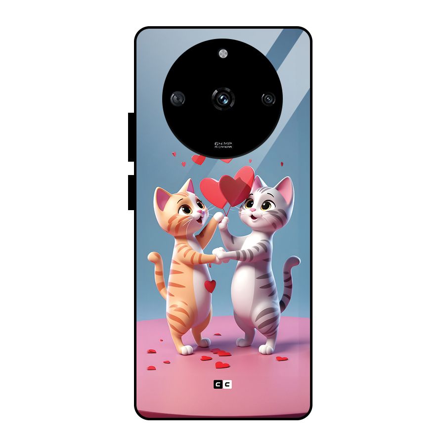 Exchanging Hearts Glass Back Case for Realme Narzo 60 5G