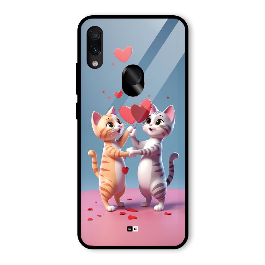 Exchanging Hearts Glass Back Case for Redmi Note 7S