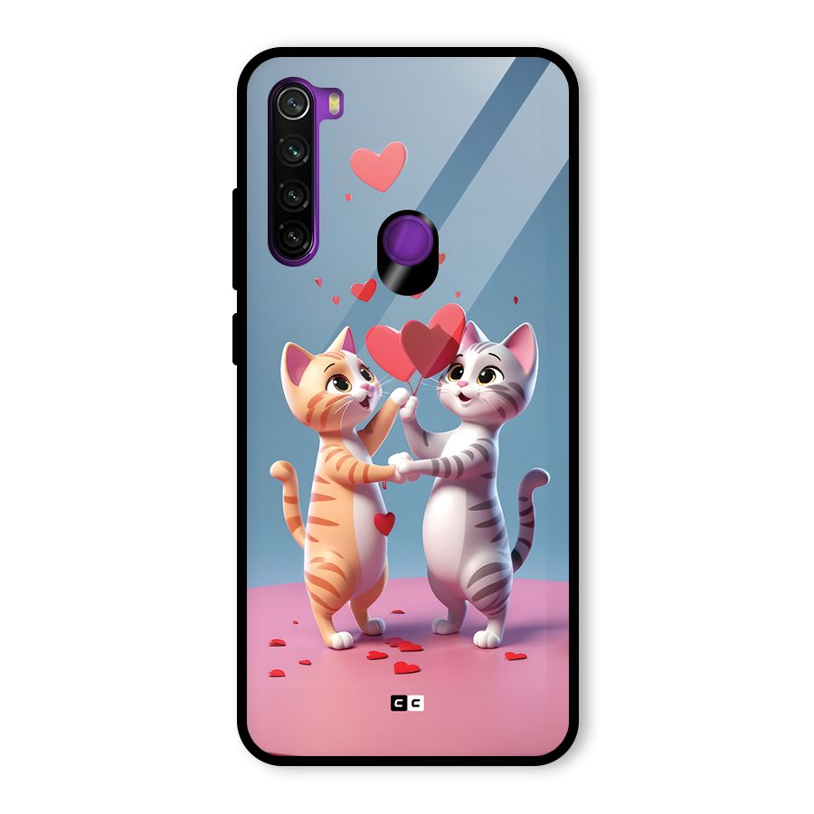 Exchanging Hearts Glass Back Case for Redmi Note 8