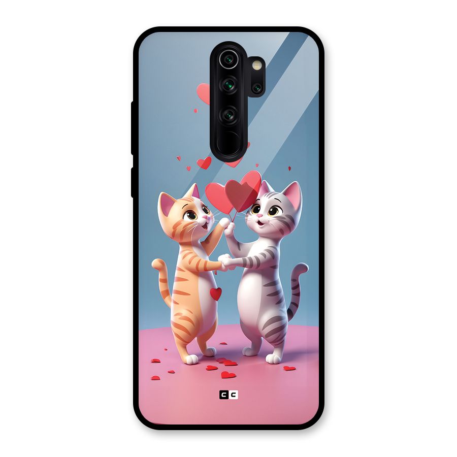 Exchanging Hearts Glass Back Case for Redmi Note 8 Pro