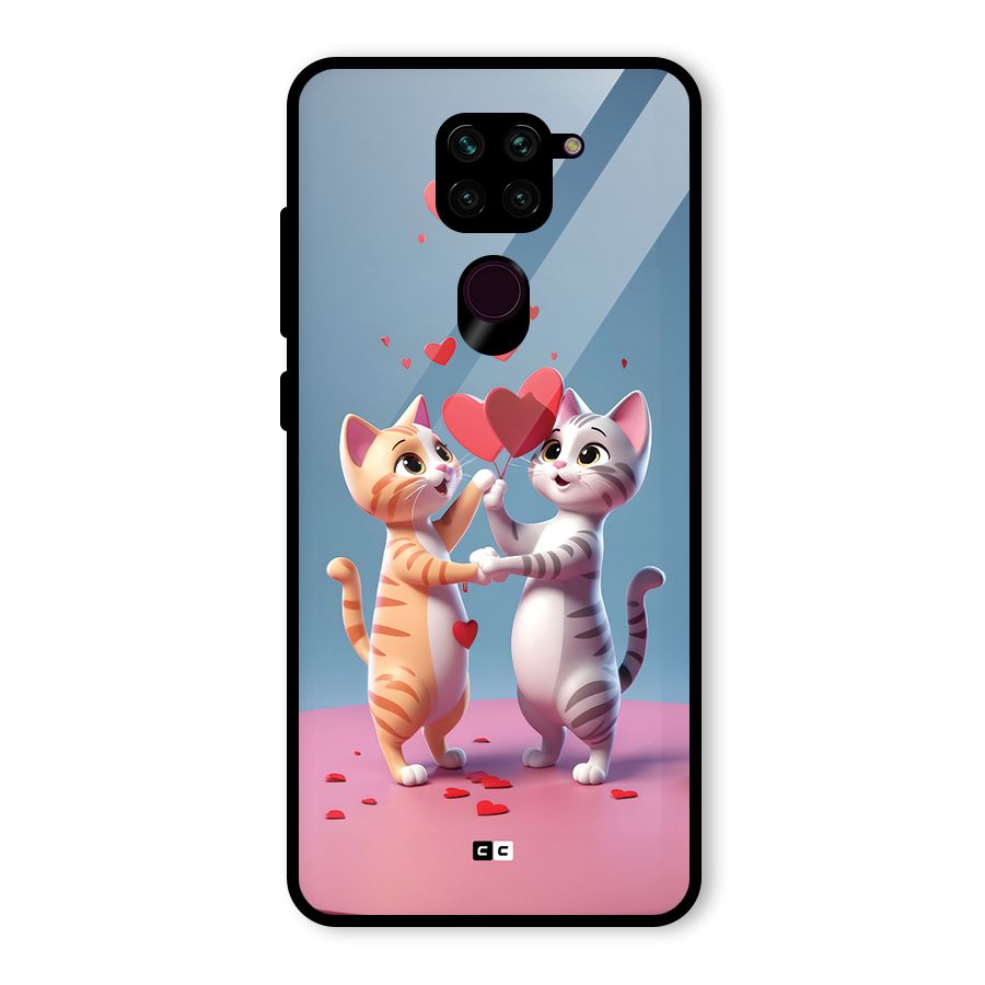 Exchanging Hearts Glass Back Case for Redmi Note 9