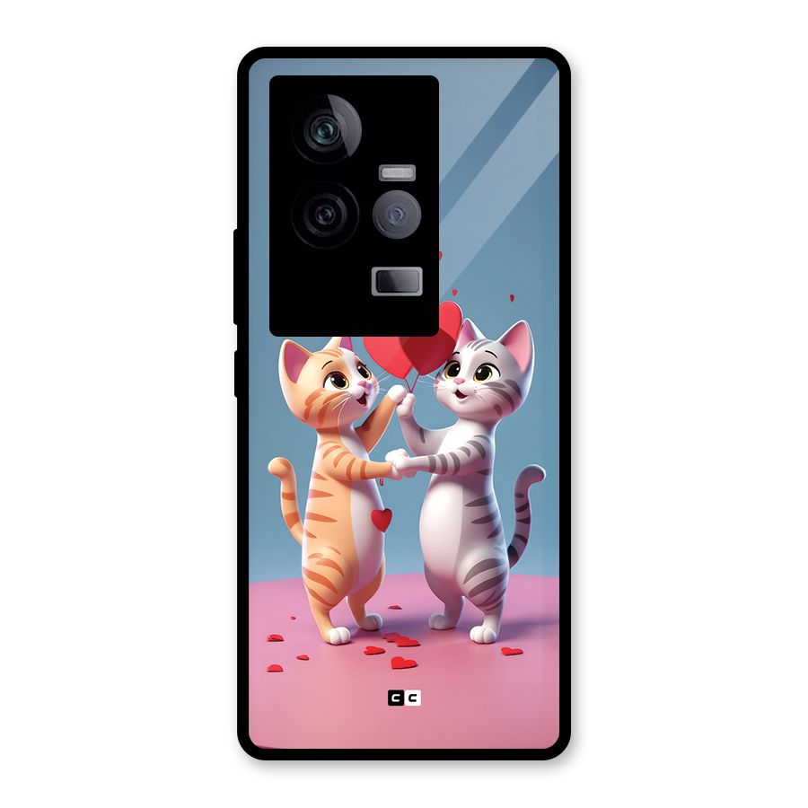 Exchanging Hearts Glass Back Case for Vivo iQOO 11 5G