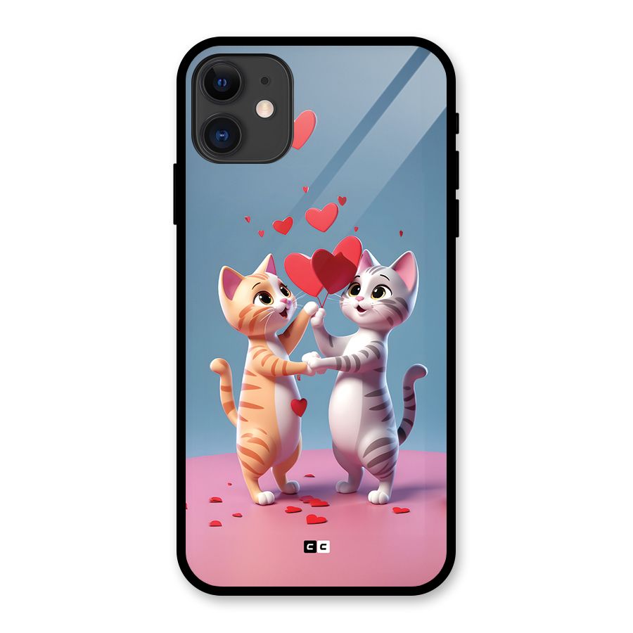 Exchanging Hearts Glass Back Case for iPhone 11