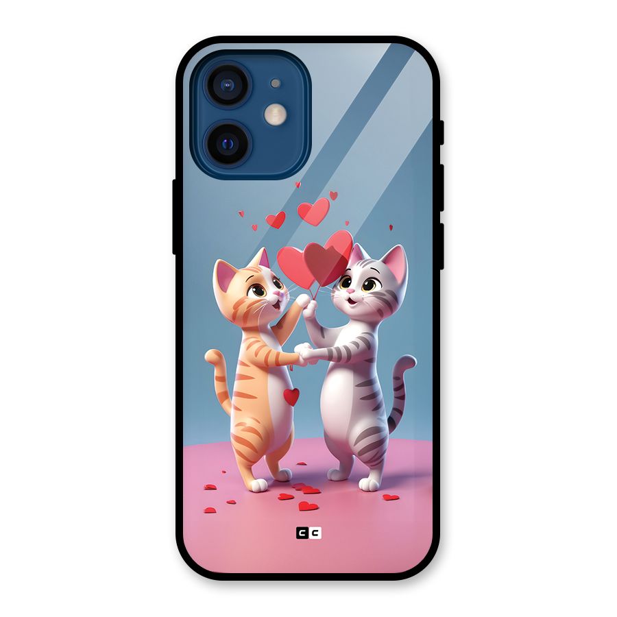 Exchanging Hearts Glass Back Case for iPhone 12 Mini