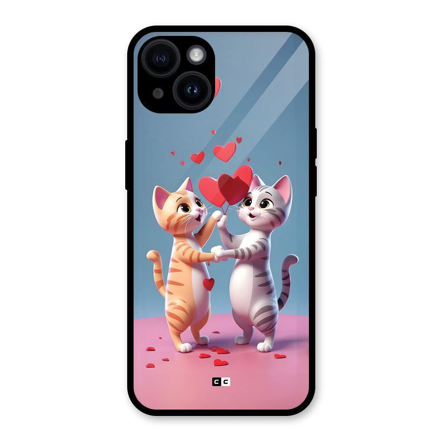 Exchanging Hearts Glass Back Case for iPhone 14