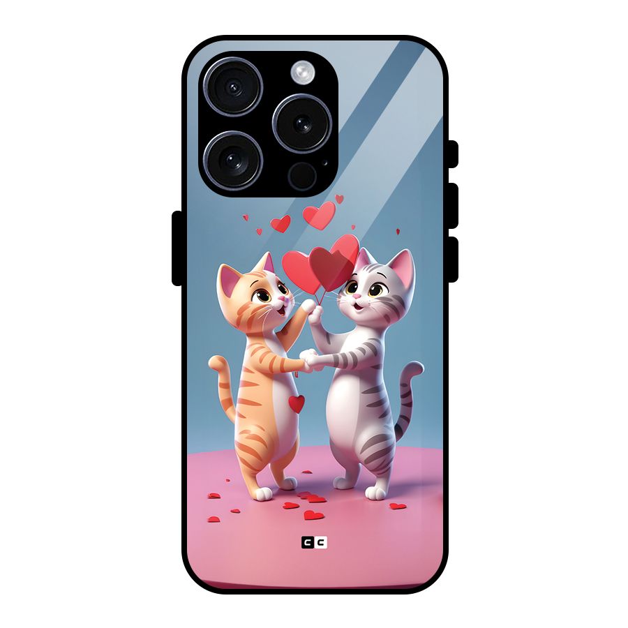Exchanging Hearts Glass Back Case for iPhone 15 Pro