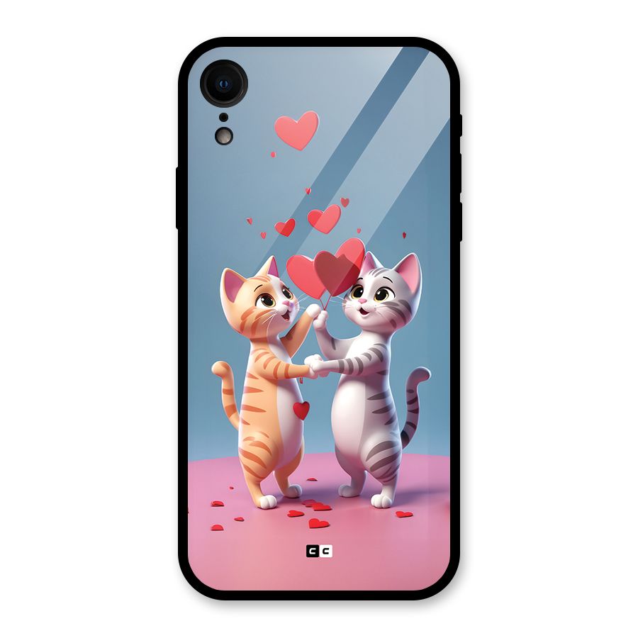 Exchanging Hearts Glass Back Case for iPhone XR