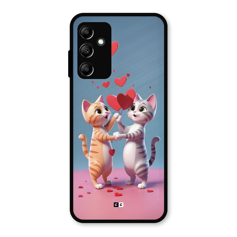 Exchanging Hearts Metal Back Case for Galaxy A14 5G