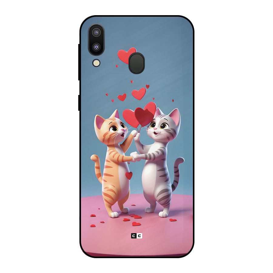 Exchanging Hearts Metal Back Case for Galaxy M20