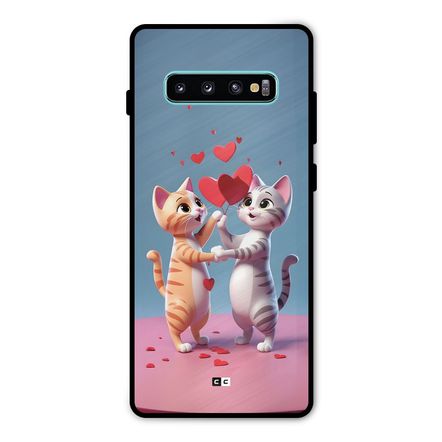 Exchanging Hearts Metal Back Case for Galaxy S10 Plus