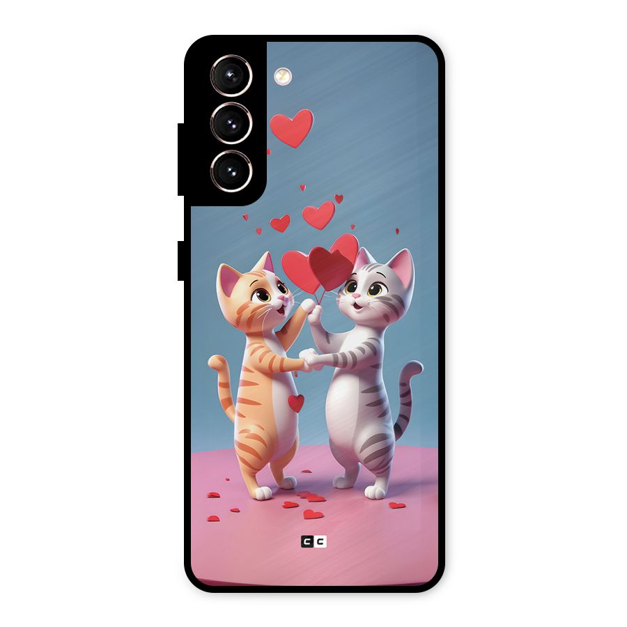 Exchanging Hearts Metal Back Case for Galaxy S21 5G