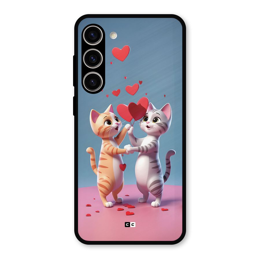 Exchanging Hearts Metal Back Case for Galaxy S23 Plus