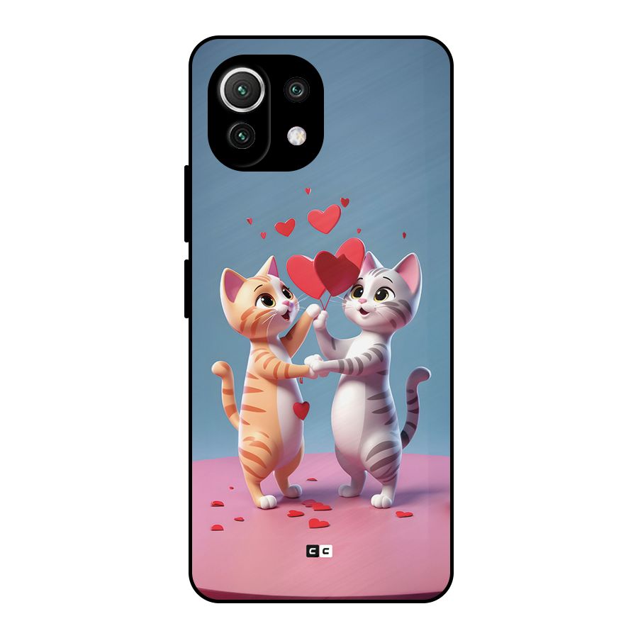 Exchanging Hearts Metal Back Case for Mi 11 Lite NE 5G