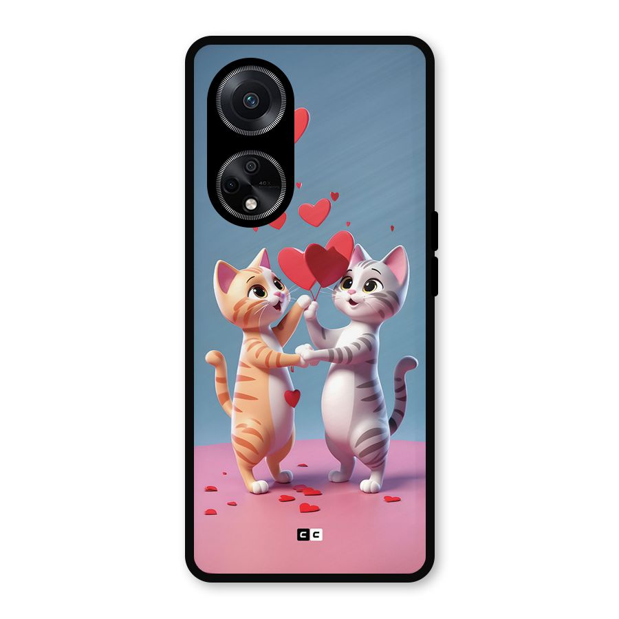 Exchanging Hearts Metal Back Case for Oppo F23