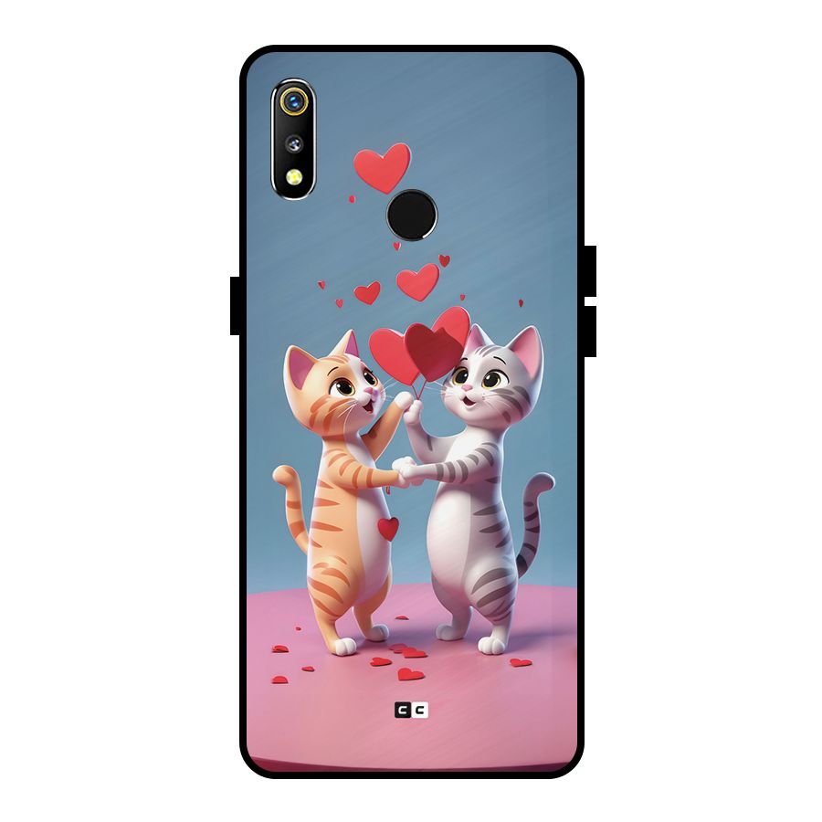 Exchanging Hearts Metal Back Case for Realme 3