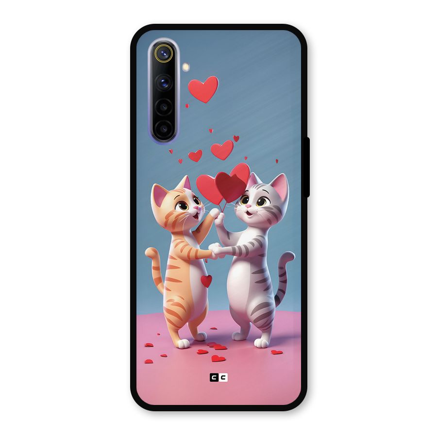 Exchanging Hearts Metal Back Case for Realme 6
