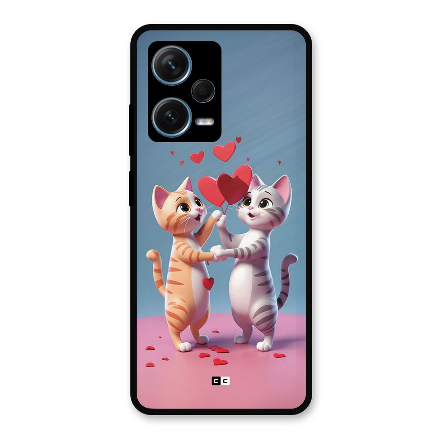 Exchanging Hearts Metal Back Case for Redmi Note 12 Pro Plus 5G