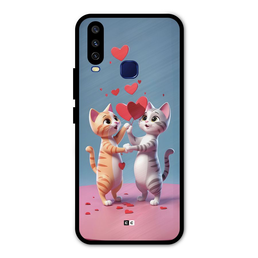 Exchanging Hearts Metal Back Case for Vivo U10