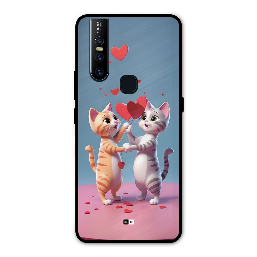 Exchanging Hearts Metal Back Case for Vivo V15